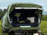 Car Trunk Tent with Canopy - Sun/Rain-Proof Outdoor Camping Picnic Tent, Green V1308-DSZKI-594