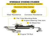 Hydraulic Steering Kit 300HP Hydraulic Steering Compact Cylinder Hydraulic Outboard Steering Kit V952-XWYYFXBTJ300HP001V0