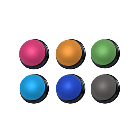 Tech4Pets 6-Pack Talking Buttons for Interactive Pet Communication V1031-T4P-TB6PK-739