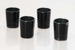 40 Pack Black Matt Tealight Candle Holder 6.5cm Festival Decor Wedding Propose Parties Holiday and V382-BLKFHX40