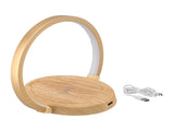 LED Wireless Charger Lamp with 3 Lighting Mode EyeCaring Reading Light for Bedroom HomeOval Style V1294-YM0710-3119210168311