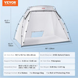 VEVOR Spray Paint Shelter Spray Paint Tent 7.5x5.2x5.2ft Portable Paint Booth DIY V952-BXSPQ906262INUCO9V0