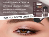 Eyebrow Print Mold Thrush, Lazy Eyebrows Fill Makeup Eyebrow Cake Waterproof Hairline Powder V201-W13194247