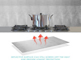 Amylove 1 Pcs 24'' x 48'' Aluminized Heat Shield Thermal Barrier Adhesive Backed Heat Blanket Wrap V1258-DP02-C-764