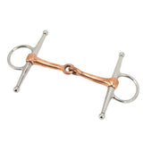 Horse Full Cheek Snaffle Stainless Steel Ring Snaffle Bit for Outdoor Horse Accessories 125mm V1294-YM0717-3111220219411