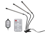 3 Head Clip Plant Light Full Spectrum Red White Warm Light 10 Level Dimmable USB LED Plant Growing V1294-YM0512-3111220285211