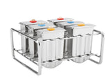 Stainless Steel Molds Ice Cream Industrial Home Kitchen DIY Ice Pop Mould Maker Tool V1294-YM0727-JY06255-02