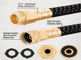 LOVFEN Garden Water Hose 30.49 meters, non-extensible lightweight hose, with nozzle, suitable for V1102-HESG-001