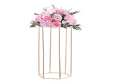 Wedding Flower Stand, 10PCS 60cm Column Flower Stand, Floral Stands with Acrylic Laminate, Hexagonal V952-HLHJLFT10J60YUXKY001V0