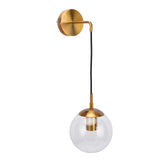 Modern Retro Wall Lamp Decorative Minimalis Glass Ball E27 Wall Light for Living Room Bedroom Study V1294-YM0715-3119210305711