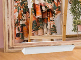 Durable wooden full-length mirror frame with anti slip support V1192-AZ-W-25089
