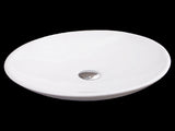 Bathroom Ceramic Oval Above Countertop Basin for Vanity V63-784985