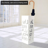 White Iron Hollowed Umbrella Storage Basket Stand Holder Rack V1294-YM0901-JY13272