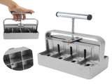 Soil Blocker with Comfortable Handle Manual 8 Cell Soil Block Maker for Outdoor Plants Gardening V1294-YM0703-3111230062411