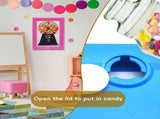 Candy Dispenser Picture Frame - Gumball Machine in a Frame Fast Distribution of Candies, Nuts, & V1370-AZ4-16710