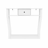 Artiss Console Table Entryway Hallway Sofa Side Table Drawer Shelf 100CM White FUR-S-CST-03-WH