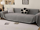 180*340CM Black Premium Polyester Sofa Throw Blanket, Multi-Seasonal Use, Sofa Protector V888-ELOSUNG21117