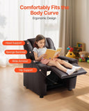 VEVOR Kids Reclining Chair PU Leather Toddler Recliner with Cup Holder V952-ETTYPGKZS252XFA0S001V0