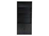 Artiss 6-Tier Bookshelf Display Cabinet Storage Black FUR-Z-BSHELF-6T-BK