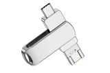 4 in 1 USB Drive Photo Stick USB 3.0 Memory Stick Storage for Photos Backup -Rotating USB V1263-JX-7599-6
