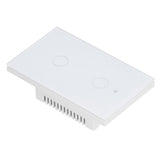 For Zigbee Tuya Remote Light Switch Voice Control 2Gang US Wall Touch Switch AC 100240V V1294-YM0901-3113210138711