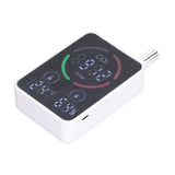 Air Quality Monitor Digital CO2 Meter Carbon Dioxide Detector Portable Temperature Humidity Tester V1294-YM0718-3113210309811