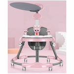 PINK Upgrade Adjustable Baby Walker Stroller Play Activity Music Kids Ride On Toy Car V201-DP240157