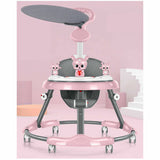 PINK Upgrade Adjustable Baby Walker Stroller Play Activity Music Kids Ride On Toy Car V201-DP240157