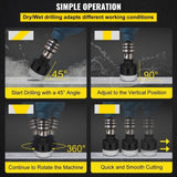 Diamond Bits 6PCS Diamond Hole Saw 20/35/40/50/55/68mm Tile Hole Saw Kit Vacuum Brazed Diamond V952-JTQHJGSKZTJ62RWI8V0