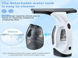 150ml Cordless Window Vacuum Cleaner Set for Windows Tiles Mirrors Shower Home V201-QHGMMOREONE067