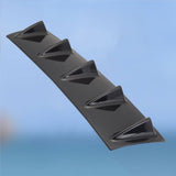 Car Rear Trunk Spoiler Abs Material 1Set 23 x 6 x 2 In V1369-AZ3-W-20678