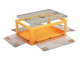 124L Storage Box Stackable Clothes Container L Orange Large SO1020-L-OR_NZ