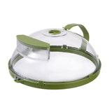 Microwave Splatter Cover Keep Freshness Avoid Tainting High Temperature Resistance Retractable Clear V1294-YM0901-3118240146211