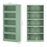Artiss Buffet Sideboard Metal Cabinet - ELIA Green AI-SIDE-M-5D-02-GN-AB