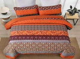 Sunset Boho Mosaic 3 Piece Bedspread Set V745-AC080686Q13U