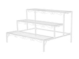Levede 3 Tier Rectangle Metal Plant UM1160-WH