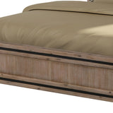 Queen Size Silver Brush Bed Frame in Acacia Wood Construction V43-BED-SSHQ