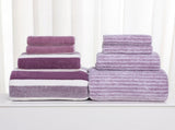 Clearance 8 Pack Plush Absorbent 100% Cotton Bath Towel Set, 2 Bath Towels 4 Hand Towels 2 V1189-WXFWAL-20260319-00315