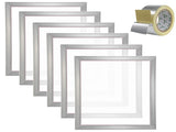 Screen Printing Kit, 6 Pieces Aluminum Silk Screen Printings, 20x24inch Silk Screen Printing V952-SYKJD616020246S9BV0
