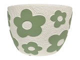 Set 2 Assorted Pastel Flower Planters w Hole Plug 17cm V637-88740PLN