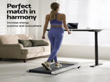 Artiss Treadmill Automatic Standing Desk with 360mm Electric Walking Pad SDTM-M10-BKWH-140-360WH