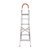 Giantz 6 Step Ladder Multi-Purpose Folding Aluminium Light Weight Non Slip Platform LD-H-ALU-6STEP-OS