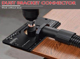 Hidden Hinge Drilling Jig Template Locator for Cabinet Door Installation, Adjustable Punch V1341-ZY-TJYYQAJB-BLACK