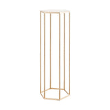 Wedding Flower Stand, 10PCS 80cm Column Flower Stand, Floral Stands with Acrylic Laminate, Hexagonal V952-HLHJLFT10J80XDSZ1001V0
