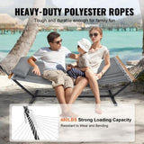Double Quilted Fabric Hammock Two Person Hammock with Stand 480lb Capacity V952-HFDCHSCSTXYZG0K4NV0
