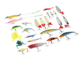 24 Days Xmas Countdown Fishing Lure Tackle Kit Fishing Advent Calendar Bait Box Set Xmas Gifts V1294-YM0901-3115240121011