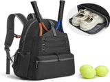 Backpack - Tennis Bag - Sports Bag - Waterproof Racket Bag - Suitable for multiple rackets with shoe V1188-ZXY-10044