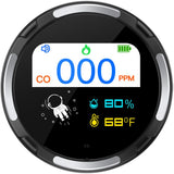 Portable Carbon Monoxide Detector with 2.1 Inch Screen, Multifunction Temperature and Humidity V1237-ZY-715-068