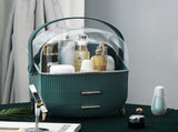 Dark Green Multifunctional Makeup Organizer with Large Capacity and Transparent Design V888-ELOSUNG17767