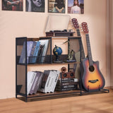 VEVOR 3-Tier Record Player Stand with Guitar Holder, Turntable Stand with Storage Holds Up to 300 V952-DCJJTMSC300Z9HOHUV0